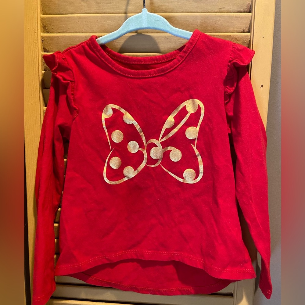 Long sleeve Minnie Mouse shirt